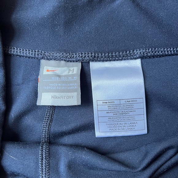 Navy Blue Nike FitDry Straight Legged Yoga Pants - Picture 4 of 4